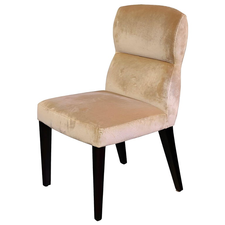 Dakota Jackson "Oh!" Velvet Side Chair