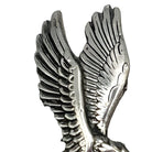 1980s Sterling Silver American Bold Eagle Lapel Pin Badge