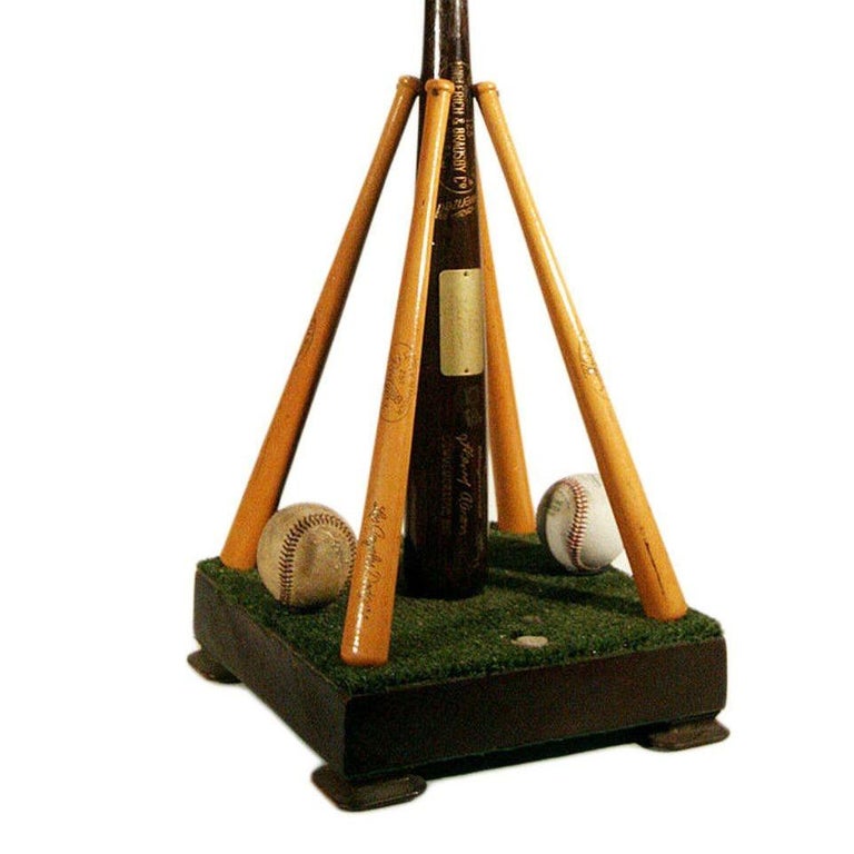 1974 LA Dodgers Hank Aaron Commemorative 715 Homerun Table Lamp