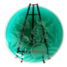 Correia Art Glass Large Hand Etched Decorative Plate, Signed