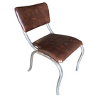 Chrome Mid Century Soda Shop Style Side Chair