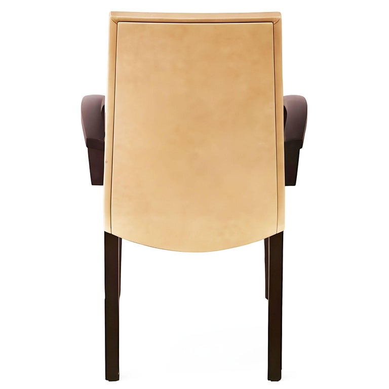 Dakota Jackson "Ke-Zu" Leather Club Armchair