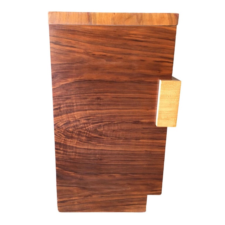 Eliel Saarinen Inspired Streamline Moderne Bedside Side Table