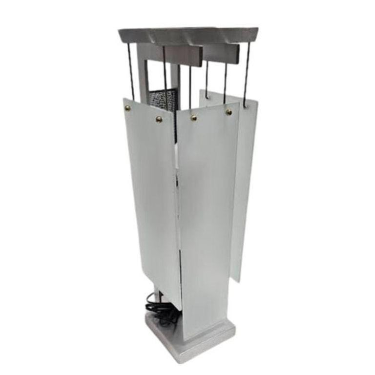 George Kovacs Architectural Aluminum Table Lamp - Pair