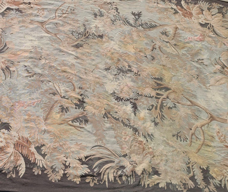 14' Foot Trans Atlantic Wool Tropical Palm Theme Area Rug