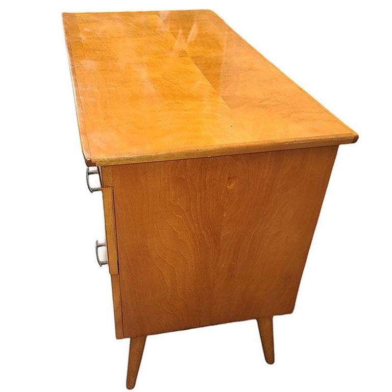 Mid-century Blond Maple Desk by Paul McCobb "Planner Group" for Winchendon