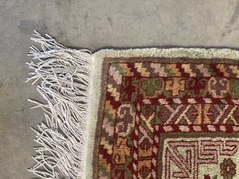 Post War Persian Style Runner Hand Loom 1950s Rug Runner