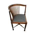 Jugendstil Maple Wood Corner Chair with Upholstered Seat by Adolf Loos, c. 1900