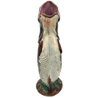 Victorian Hand Painted Majolica Gurgle Fish Ceramic Pitcher