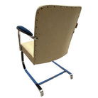 Art Deco Chrome & Vinyl Springer Rocking Chair by Kem Weber for Lloyd