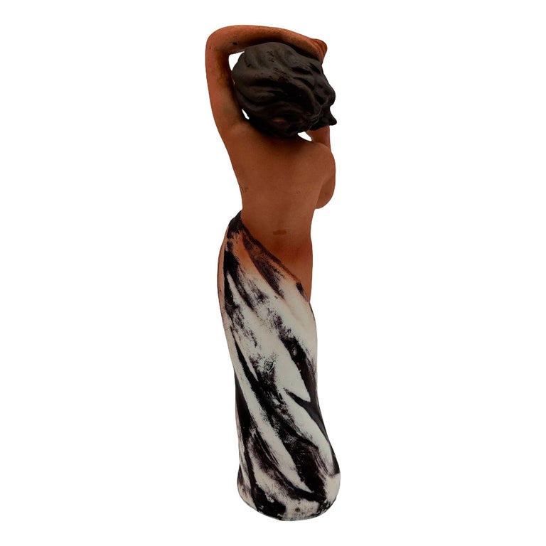 Post War Hawaiian/Polynesian Nude Femaile Ceramic Sculpture