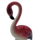 Mid-century Standing Tall Pink Flamingo Ceramic Tabletop Sculpture Brad Keeler