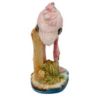 Mid-century Pink Flamingo Ceramic Tabletop Statue By Norcest
