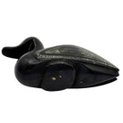 Mid-century Chinese Export Hand Carved Teak Wood Duck