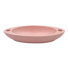 Large California Pottery Pink #437 Bowl w/ Candle Holder by Hyalyn Pottery