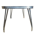 Mid-century Pink & Black Formica & Polished Chrome Kitchennette Dining Table