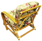 Restored MCM Blond 1949er Rattan 3-Strand Lounge Chair by Heywood Wakefield