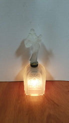Art Deco Frosted Glass Jester Figurine Lamp