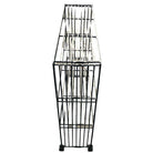 Mid-Century 3-Tier Iron Wire Art Display Shelf Bookshelf