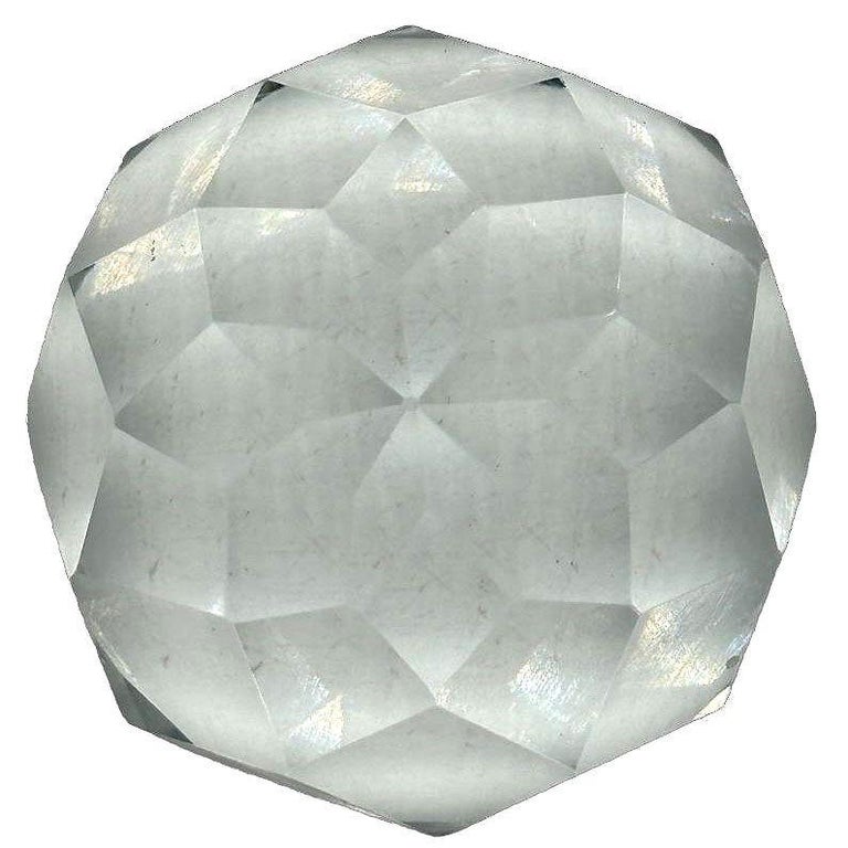 Vintage 3.5" Cut Crystal Ball Suncatcher Prism