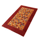 Mid Century Gabbeh Inspired Wool Area Rug