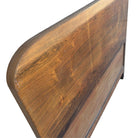 Steamline Art Deco Full-Size Tiger Oak Headboard