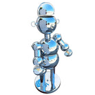 1975 Post-Modern Chrome Bubble Ball Robot Table Lamp by Torino Lamps