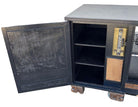 Mid-century James Mont Style Carved Media Credenza Stereo Cabinet