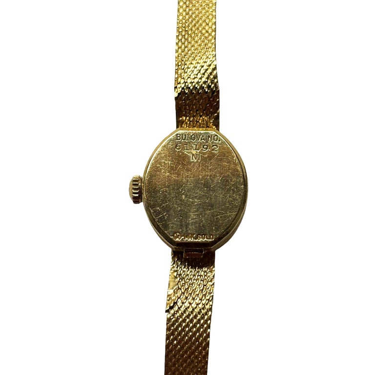MCM 14K Gold Christian Dior By Bulova Ladies Swiss Mechanical Watch