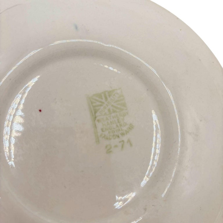 Mid-century Round Pink Flamingo Salad Plate by Royal Falconware England
