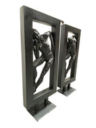 Abstract Ballet Dancers Sculptures by Gerard Koch for Austin Productions, Pair