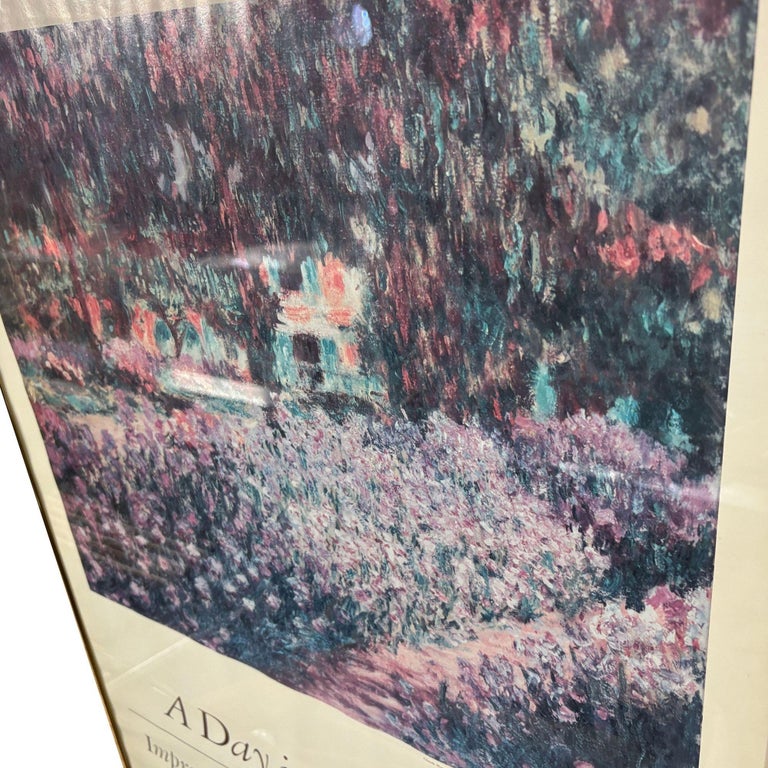 1984 “A Day in the Country” Impressionism LACMA Exhibition Poster w Claude Monet