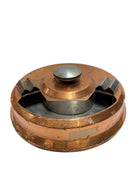 Machine Age Copper and Steel Smokeless Ashtray