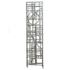 Post Modern Copper Tone Geometric Folding Room Divider by Robert Sonneman