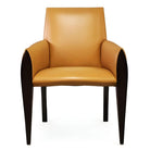 Dakota Jackson "Ke-Zu" Camel Leather Armchair