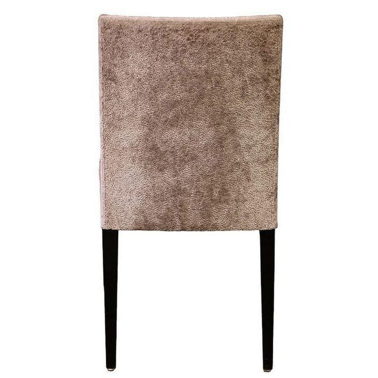 Dakota Jackson Transitional Velvet "Jio" Side Chair