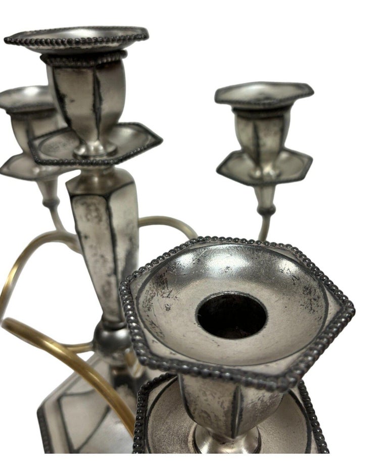 Vintage "Rogers" Silver Plated-5 arms Candelabra
