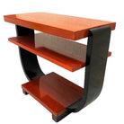 Two-Tone Geometric Art Deco Side Table by Gilbert Rohde for Brown Saltman, Pair