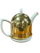 Modernist Copper Insulated Ceramic Kettle by Hall China