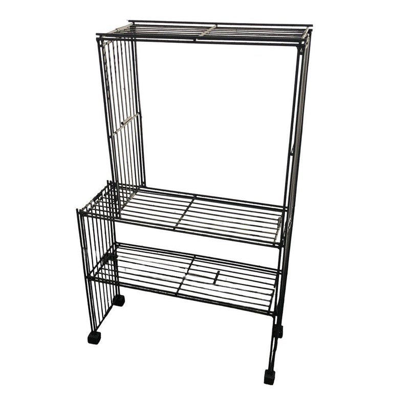Mid-Century 3-Tier Iron Wire Art Display Shelf Bookshelf Etagere