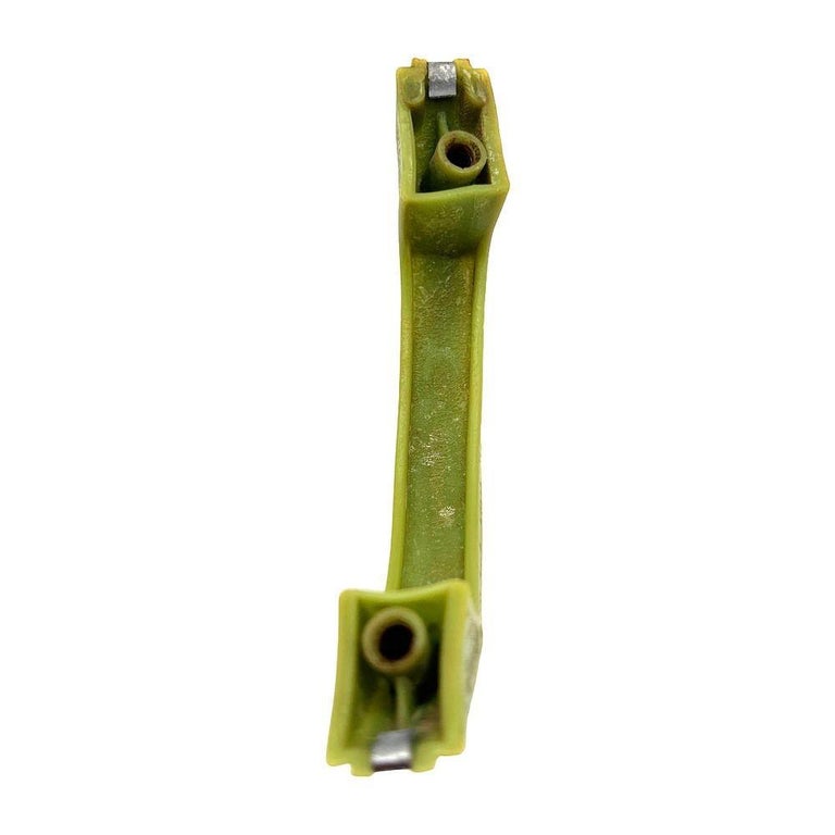 Art Deco Various Green Bakelite Drawer Pulls w/ Chrome Strip, Set of 5