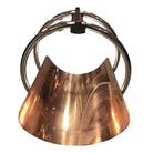 Art Deco Fireplace Log Holder Chrome and Copper by Leslie Beaton for Revere