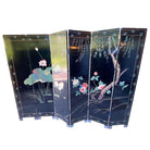 MCM Chinese Export Hand Gilded 6-Panel Geese Coromandel Screen Room Divider