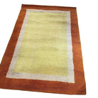 Post Modern Geometric Tricolor Scandinavian Shag Wool Rug