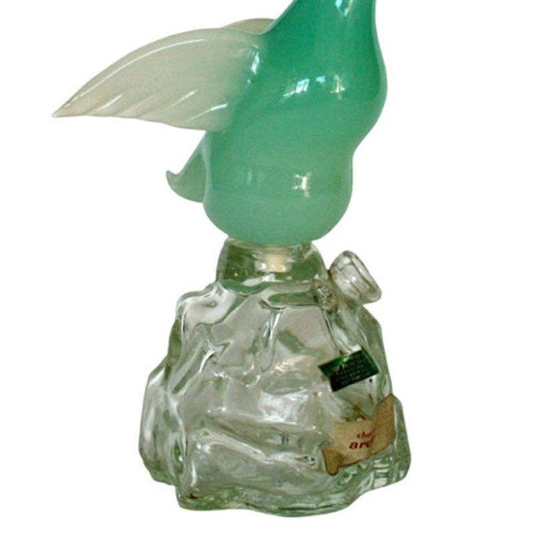 Archimede Seguso Alabastro Murano Duck Decanter Bottle