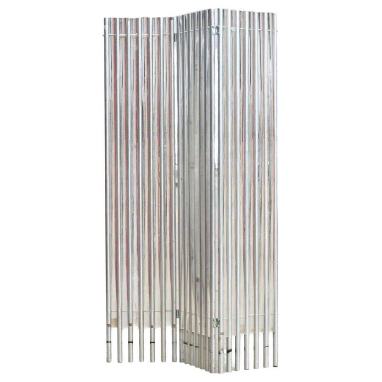 Lucite and Aluminum Acrylic Wall Divider by Charles Hollis Jones