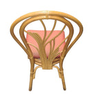Restored Bent "Palm" Rattan Dining Side Chair, Set of 6