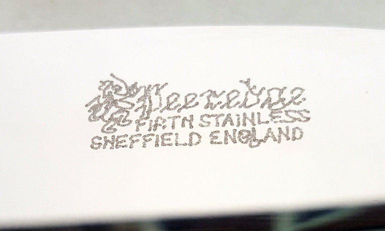 Vintage Danish Deeredge Sheffield England Carving Cutlery Sert Firth