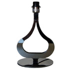 Postmodern Chrome Tear Drop Shaped Table Lamp