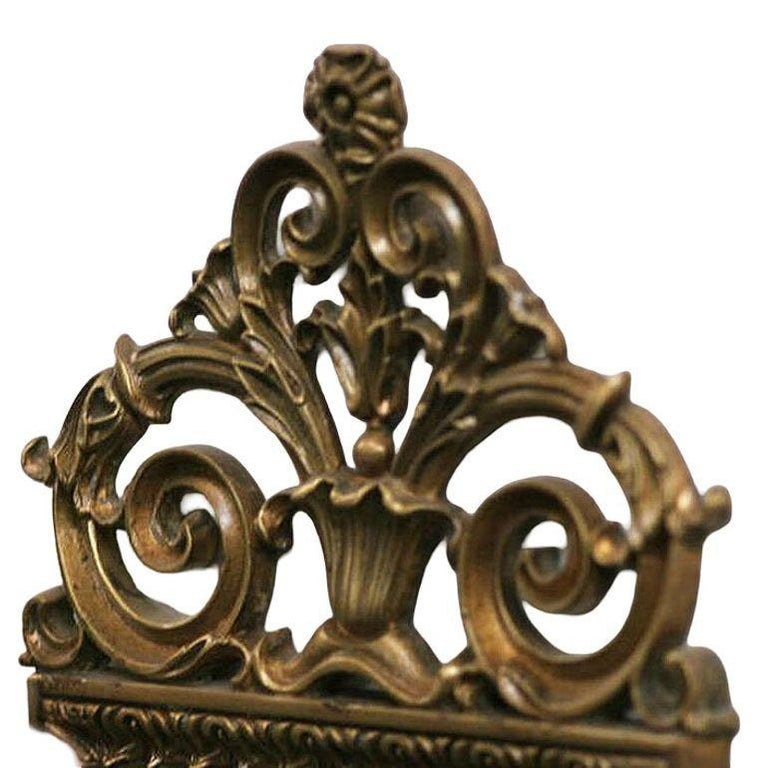 Bronze & Copper Edwardian era Torchiere Electric Wall Sconce, 2 Available